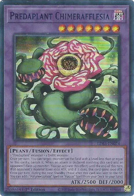 Predaplant Chimerafflesia (Blue) [LDS3-EN074] Ultra Rare | Galaxy Games LLC