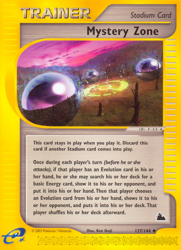 Mystery Zone (137/144) [Skyridge] | Galaxy Games LLC