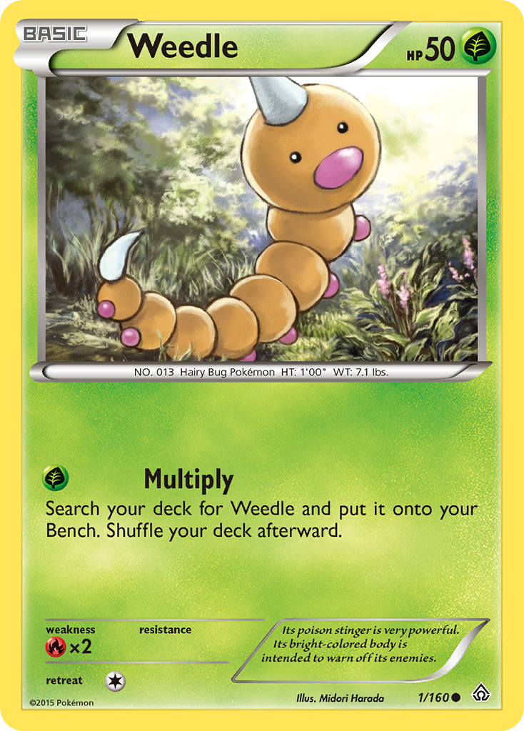 Weedle (1/160) [XY: Primal Clash] | Galaxy Games LLC