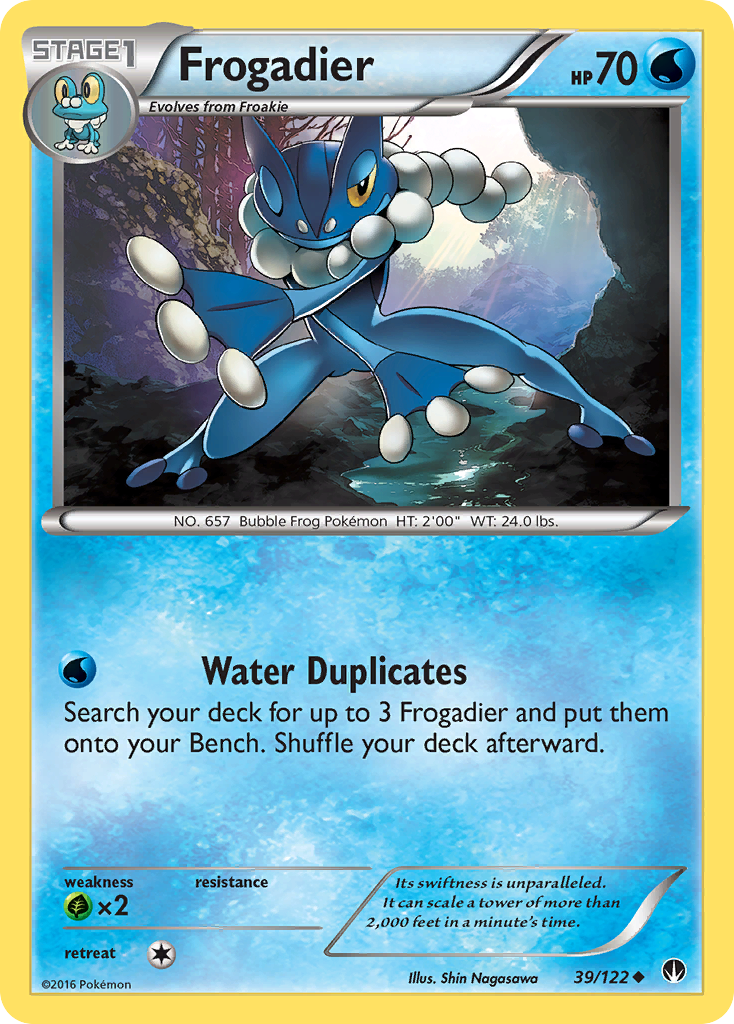 Frogadier (39/122) [XY: BREAKpoint] | Galaxy Games LLC