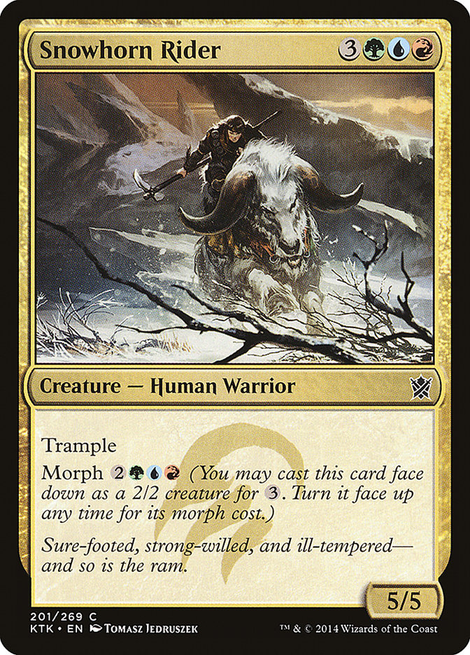 Snowhorn Rider [Khans of Tarkir] | Galaxy Games LLC