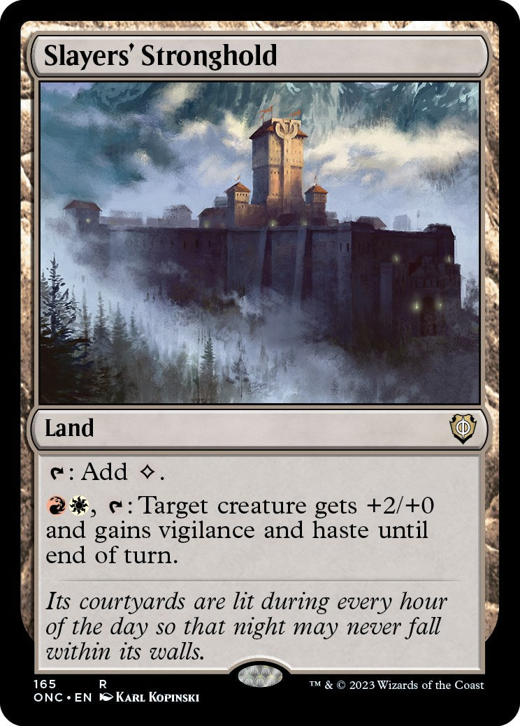 Slayers' Stronghold [Phyrexia: All Will Be One Commander] | Galaxy Games LLC