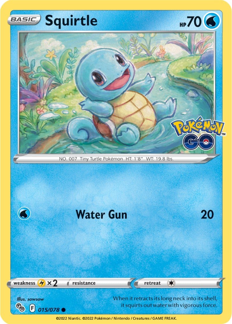 Squirtle (015/078) [Pokémon GO] | Galaxy Games LLC