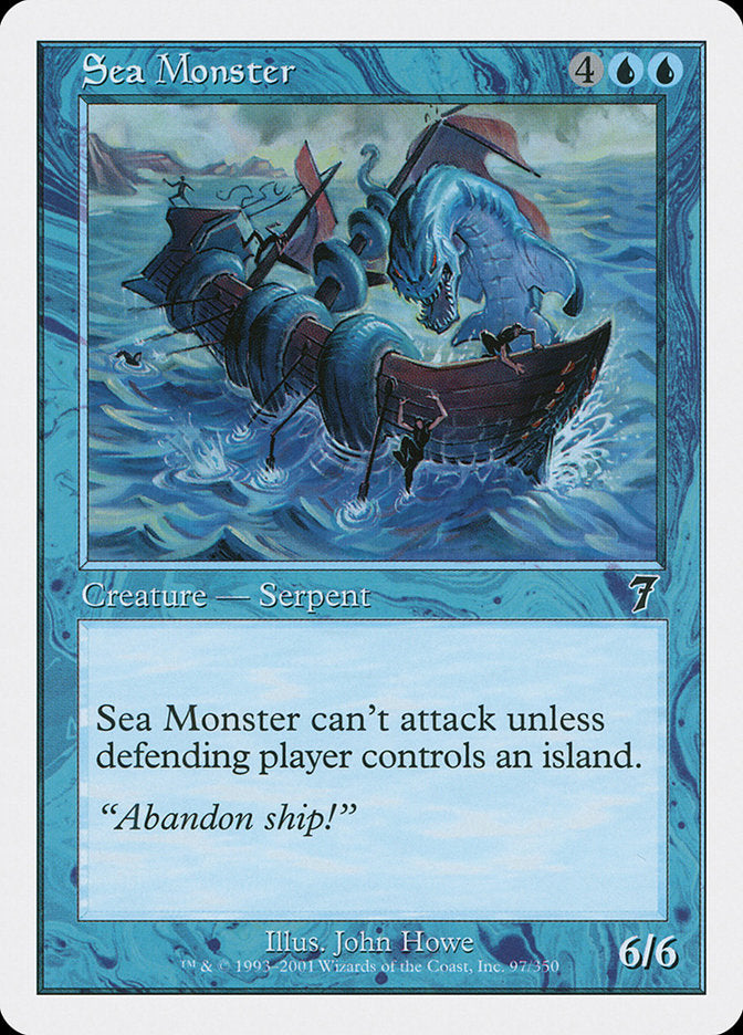 Sea Monster [Seventh Edition] | Galaxy Games LLC