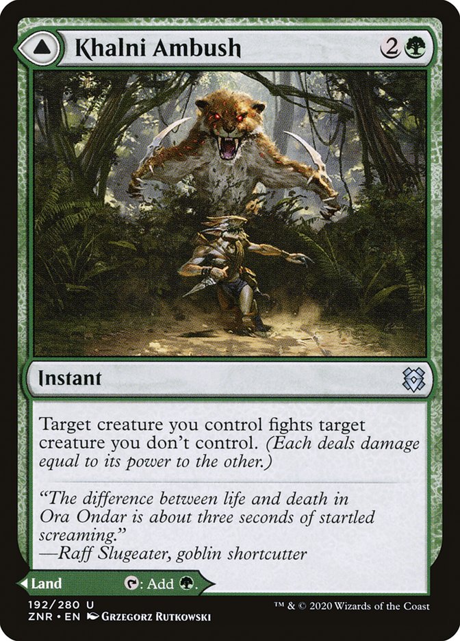 Khalni Ambush // Khalni Territory [Zendikar Rising] | Galaxy Games LLC
