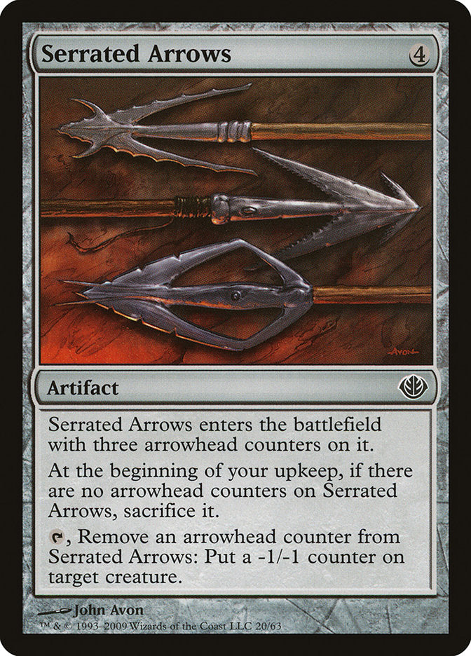 Serrated Arrows [Duel Decks: Garruk vs. Liliana] | Galaxy Games LLC