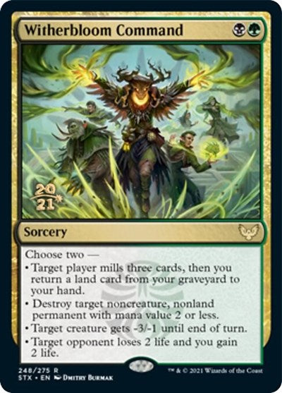 Witherbloom Command [Strixhaven: School of Mages Prerelease Promos] | Galaxy Games LLC