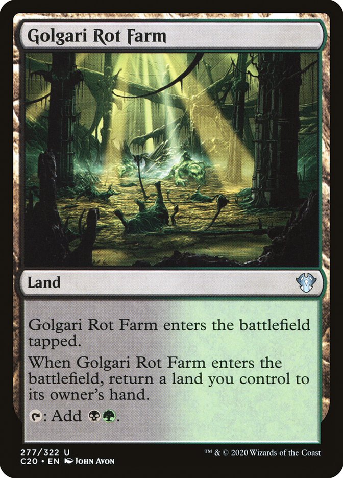 Golgari Rot Farm [Commander 2020] | Galaxy Games LLC