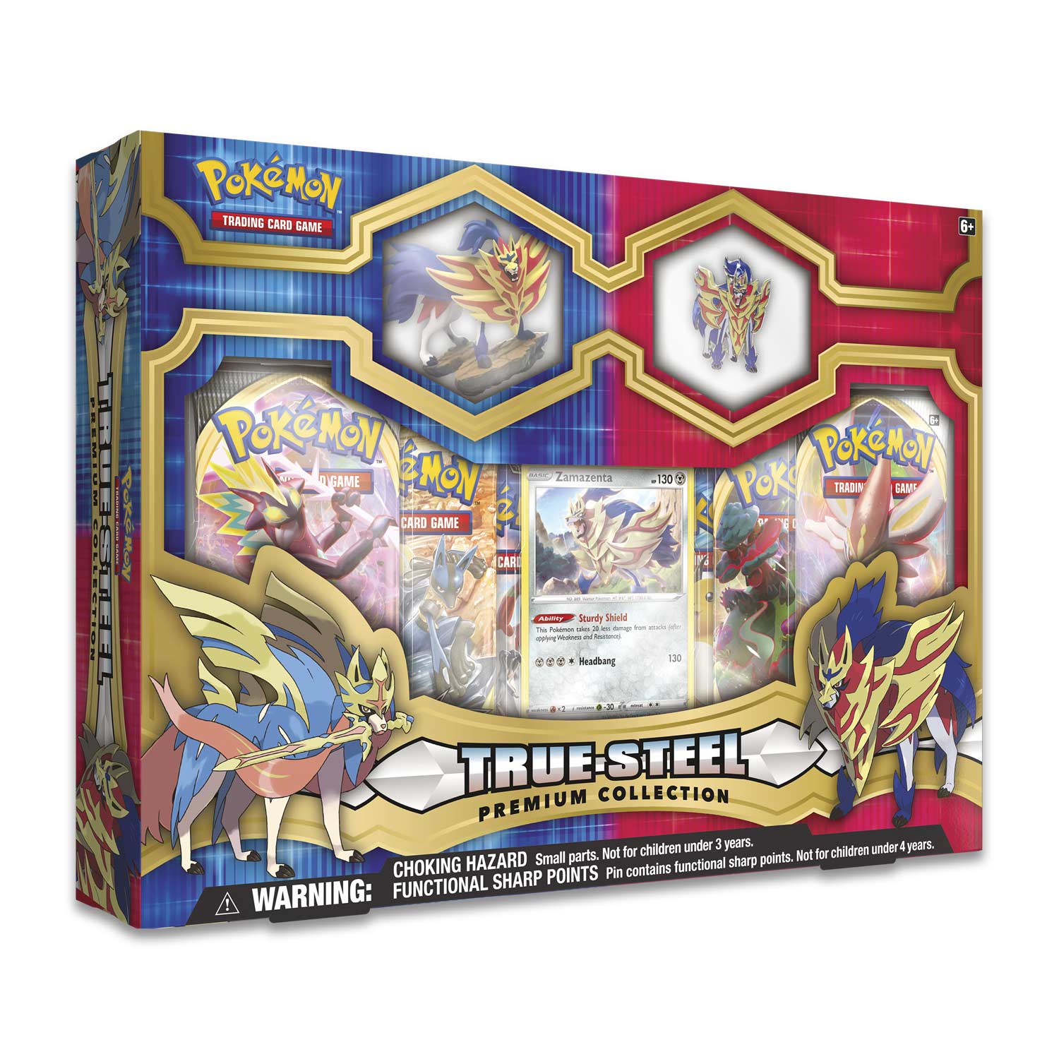 Sword & Shield: Darkness Ablaze - True Steel Premium Collection (Zamazenta) | Galaxy Games LLC