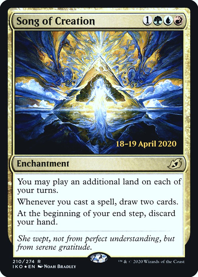 Song of Creation [Ikoria: Lair of Behemoths Prerelease Promos] | Galaxy Games LLC