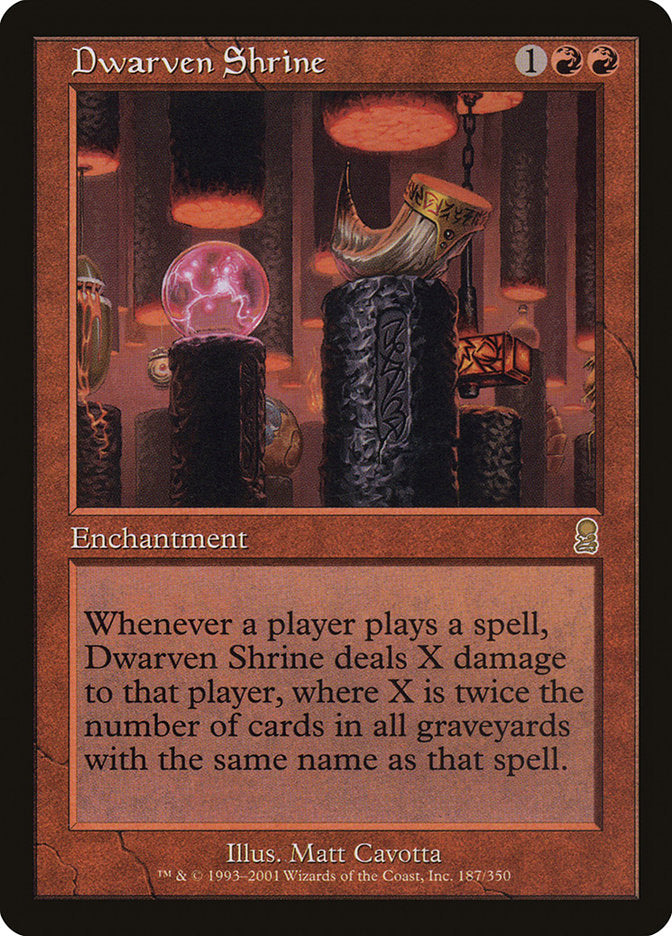 Dwarven Shrine [Odyssey] | Galaxy Games LLC