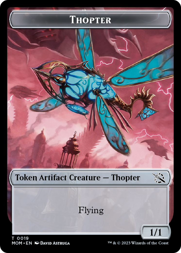 Thopter // Beast Double-Sided Token [March of the Machine Commander Tokens] | Galaxy Games LLC