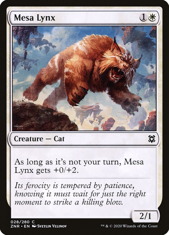 Mesa Lynx [Zendikar Rising] | Galaxy Games LLC