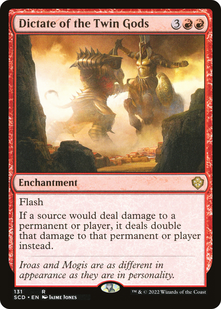 Dictate of the Twin Gods [Starter Commander Decks] | Galaxy Games LLC