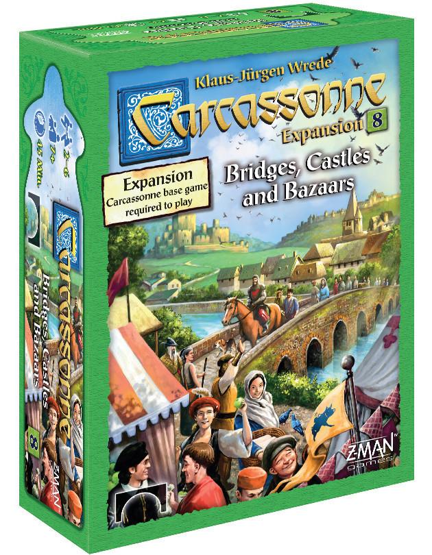 Carcassonne Expansion 8 Bridges, Castles and Bazaars | Galaxy Games LLC