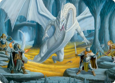 Cave of the Frost Dragon Art Card [Dungeons & Dragons: Adventures in the Forgotten Realms Art Series] | Galaxy Games LLC