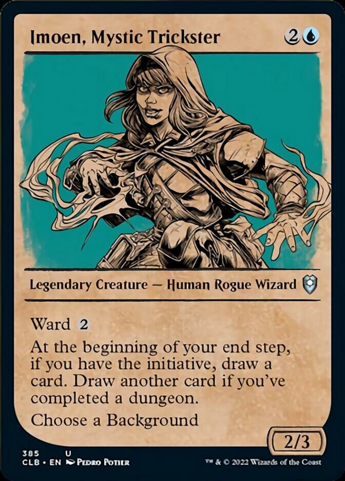 Imoen, Mystic Trickster (Showcase) [Commander Legends: Battle for Baldur's Gate] | Galaxy Games LLC
