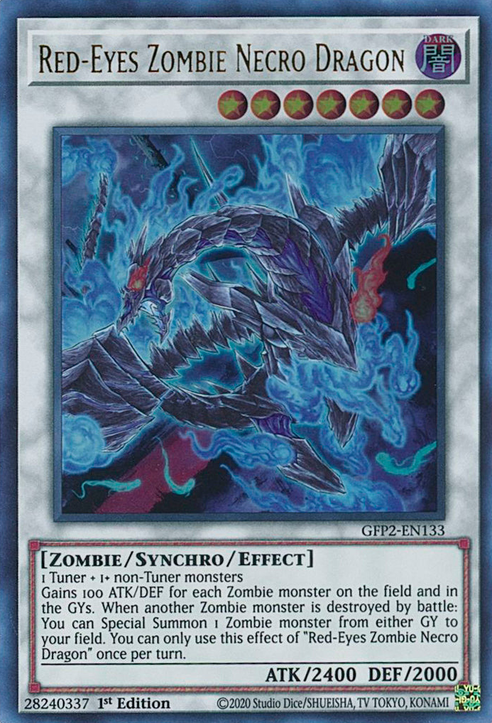 Red-Eyes Zombie Necro Dragon [GFP2-EN133] Ultra Rare | Galaxy Games LLC