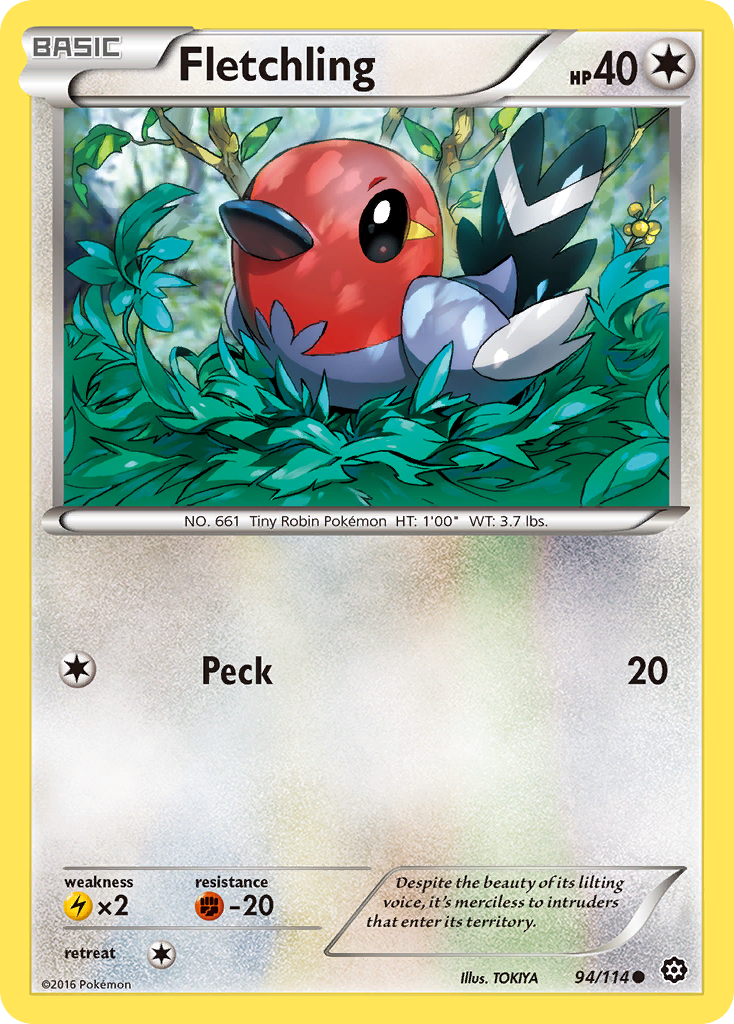 Fletchling (94/114) [XY: Steam Siege] | Galaxy Games LLC