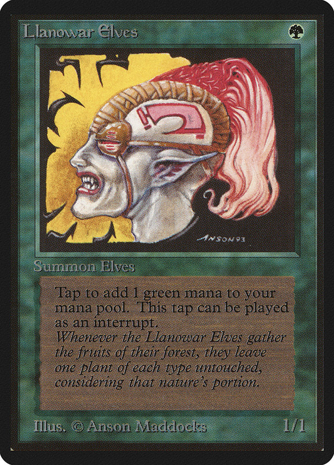 Llanowar Elves [Beta Edition] | Galaxy Games LLC