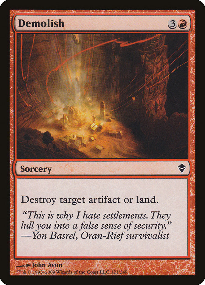 Demolish [Zendikar] | Galaxy Games LLC