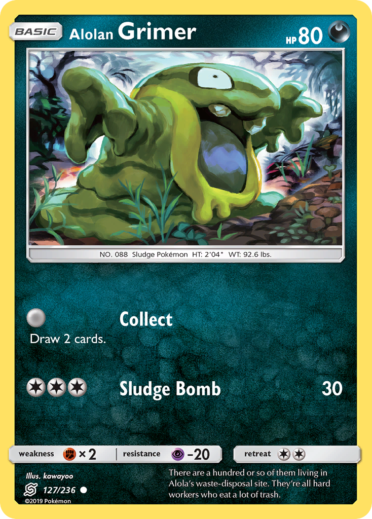 Alolan Grimer (127/236) [Sun & Moon: Unified Minds] | Galaxy Games LLC