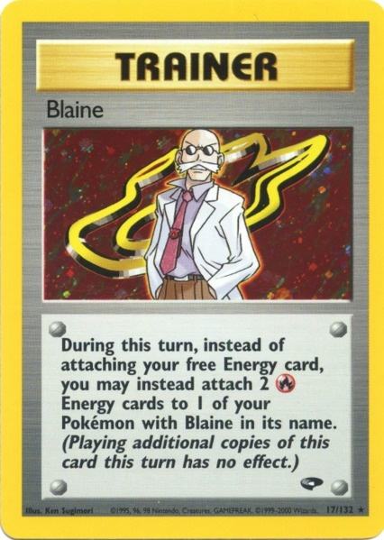 Blaine (17/132) [Gym Challenge Unlimited] | Galaxy Games LLC