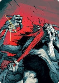 Vorinclex, Monstrous Raider 2 Art Card (Gold-Stamped Signature) [Kaldheim Art Series] | Galaxy Games LLC