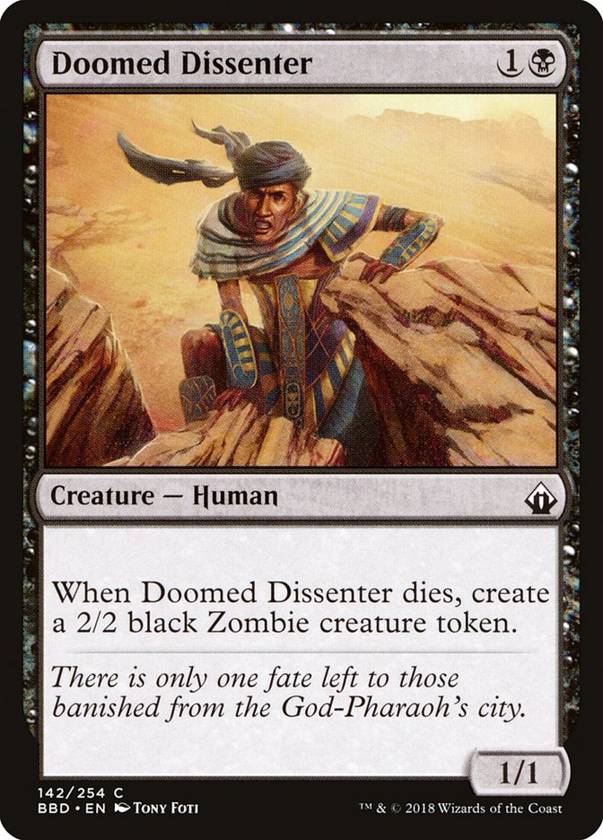 Doomed Dissenter [Battlebond] | Galaxy Games LLC
