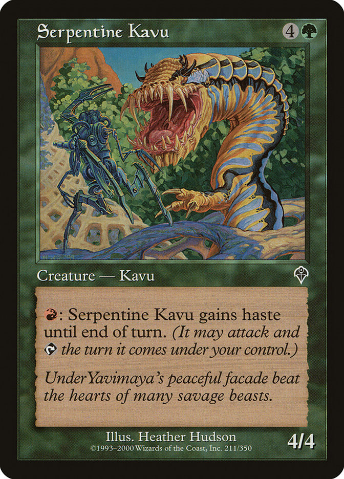 Serpentine Kavu [Invasion] | Galaxy Games LLC