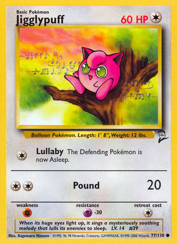 Jigglypuff (77/130) [Base Set 2] | Galaxy Games LLC