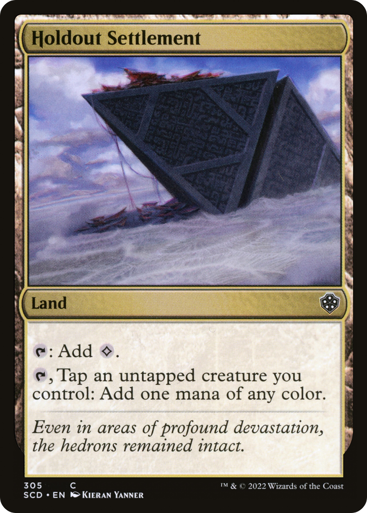 Holdout Settlement [Starter Commander Decks] | Galaxy Games LLC