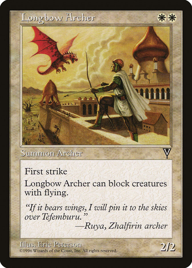Longbow Archer [Visions] | Galaxy Games LLC