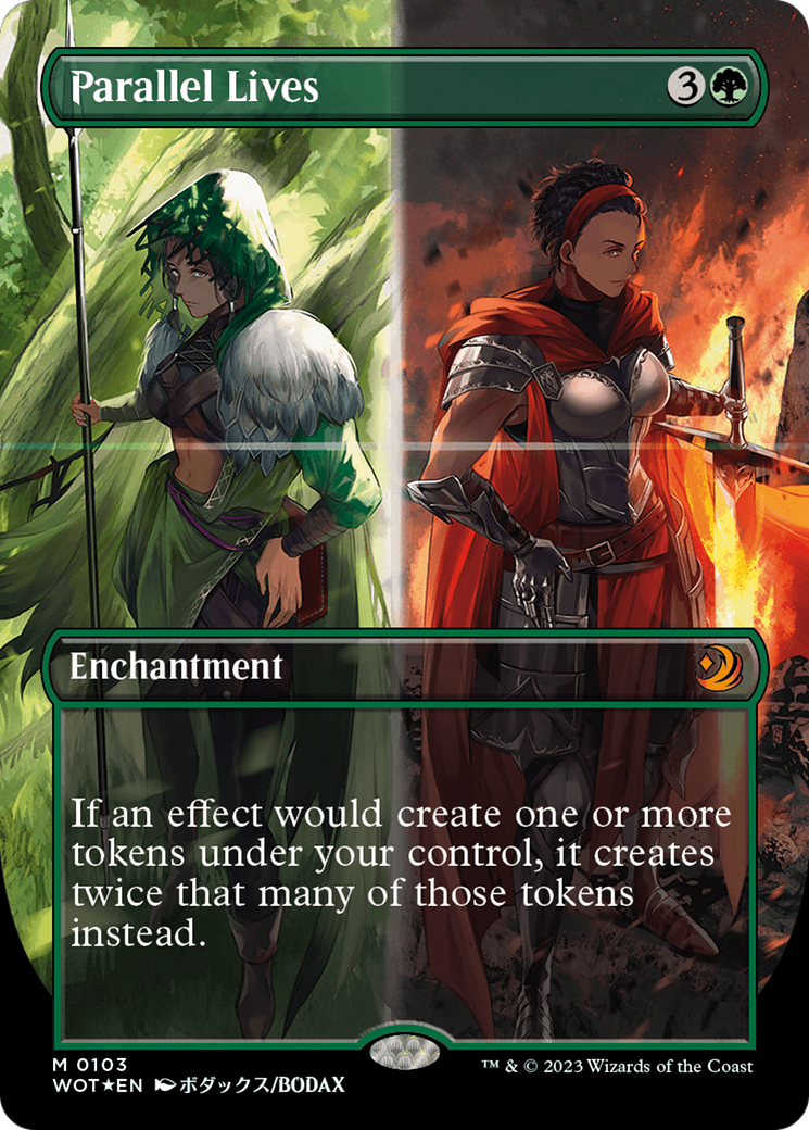 Parallel Lives (Anime Borderless) (Confetti Foil) [Wilds of Eldraine: Enchanting Tales] | Galaxy Games LLC