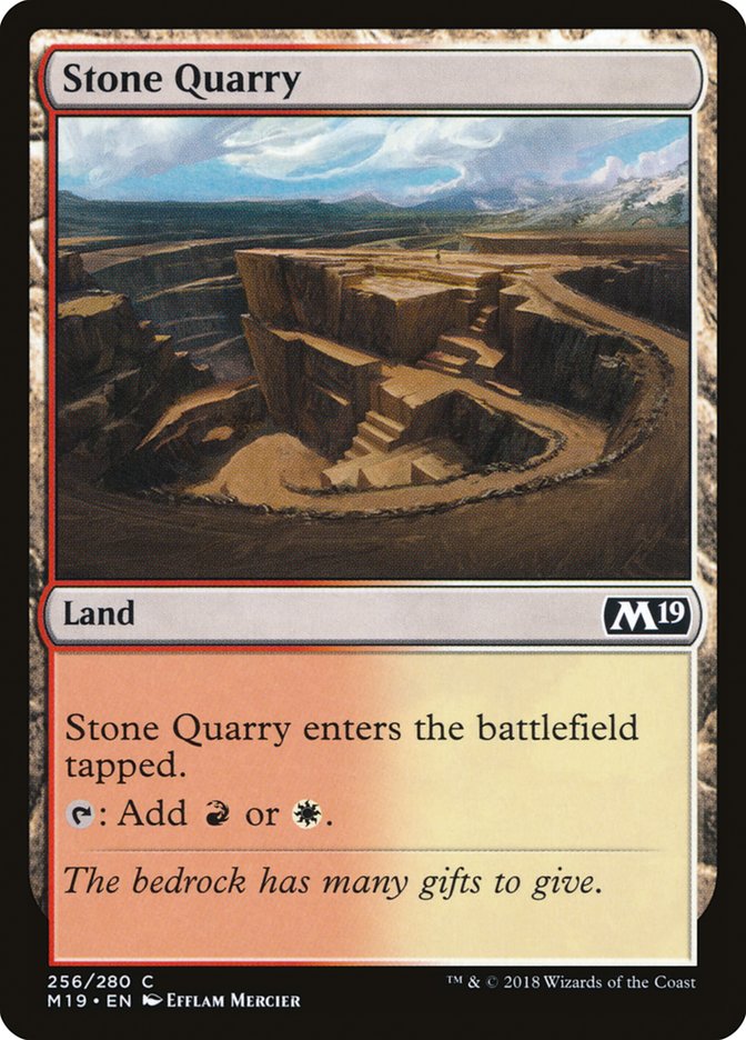 Stone Quarry [Core Set 2019] | Galaxy Games LLC
