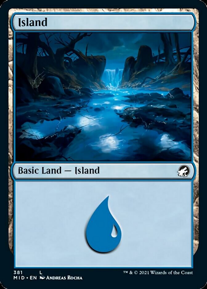 Island (381) [Innistrad: Midnight Hunt] | Galaxy Games LLC