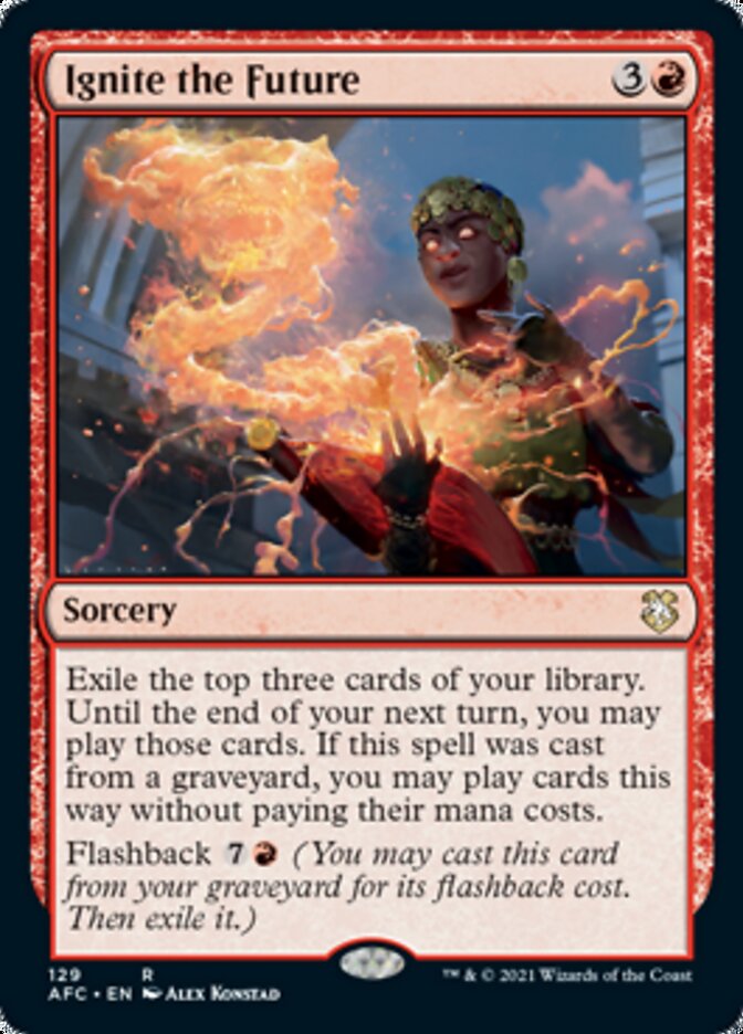 Ignite the Future [Dungeons & Dragons: Adventures in the Forgotten Realms Commander] | Galaxy Games LLC