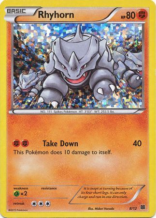 Rhyhorn (8/12) [McDonald's Promos: 2015 Collection] | Galaxy Games LLC