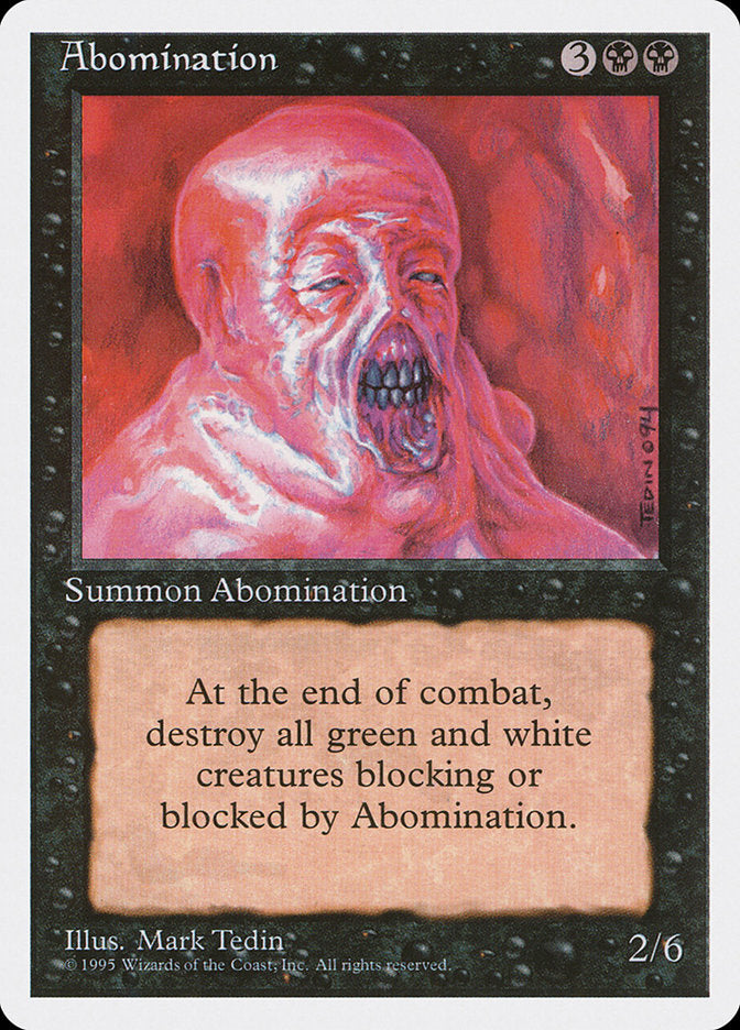 Abomination [Fourth Edition] | Galaxy Games LLC