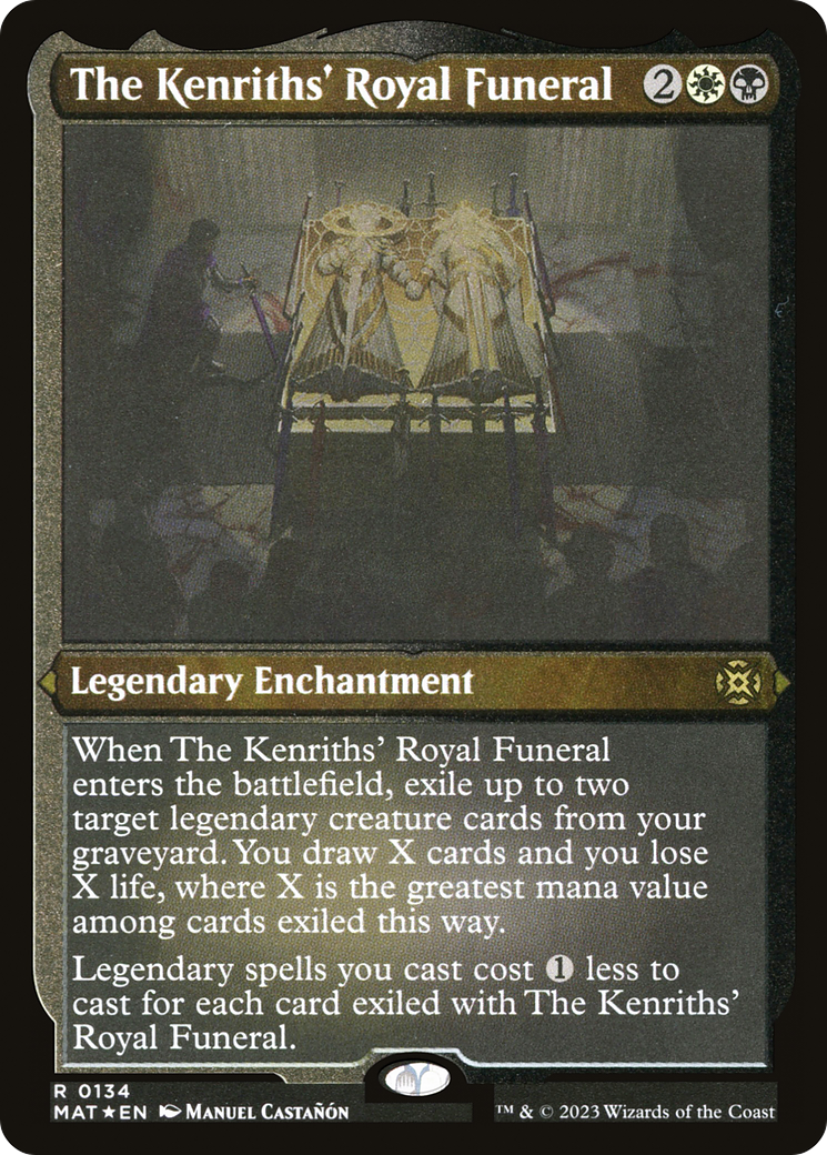 The Kenriths' Royal Funeral (Foil Etched) [March of the Machine: The Aftermath] | Galaxy Games LLC