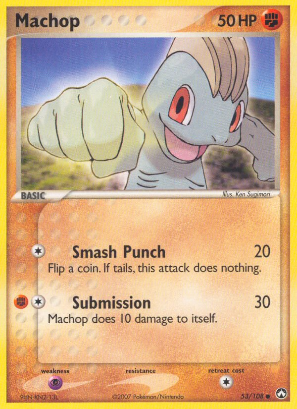 Machop (53/108) [EX: Power Keepers] | Galaxy Games LLC