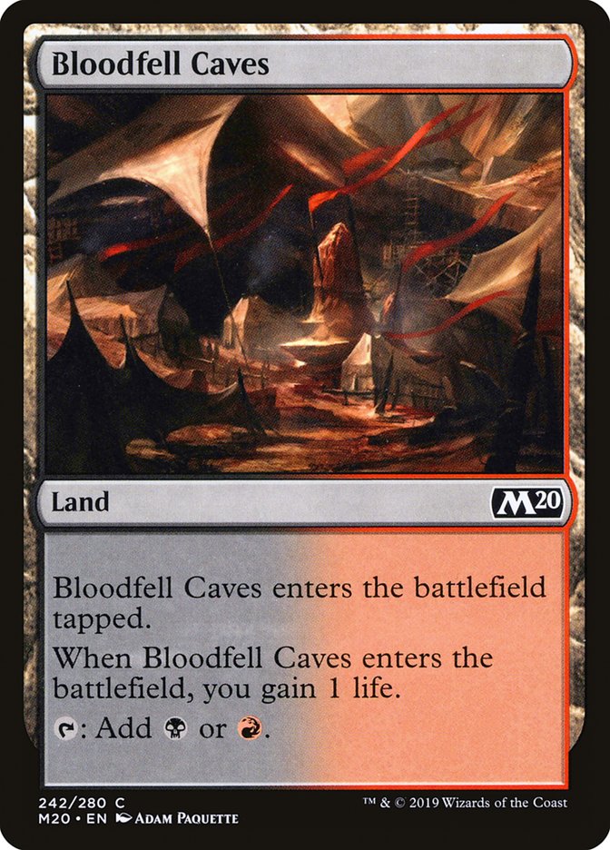 Bloodfell Caves [Core Set 2020] | Galaxy Games LLC