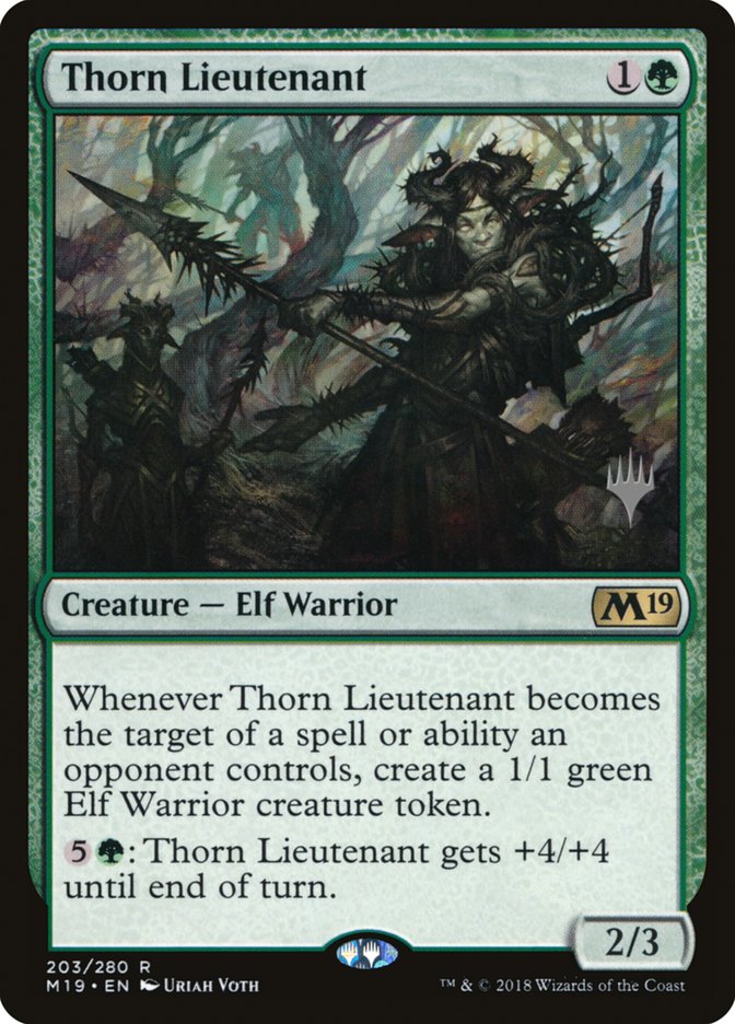 Thorn Lieutenant (Promo Pack) [Core Set 2019 Promos] | Galaxy Games LLC