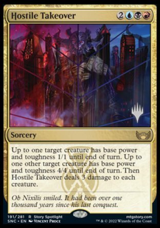 Hostile Takeover (Promo Pack) [Streets of New Capenna Promos] | Galaxy Games LLC