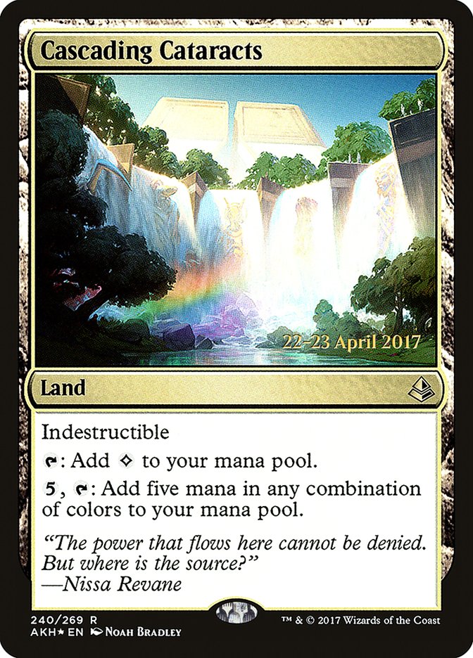 Cascading Cataracts [Amonkhet Prerelease Promos] | Galaxy Games LLC