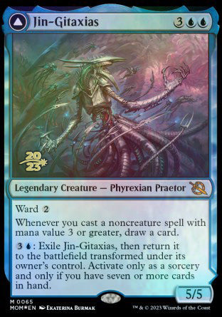 Jin-Gitaxias // The Great Synthesis [March of the Machine Prerelease Promos] | Galaxy Games LLC