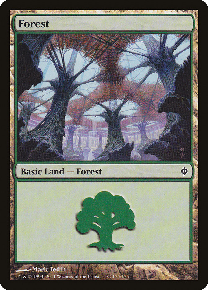 Forest (175) [New Phyrexia] | Galaxy Games LLC