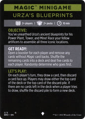 Urza's Blueprints (Magic Minigame) [The Brothers' War Minigame] | Galaxy Games LLC