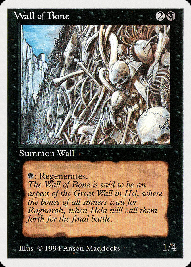 Wall of Bone [Summer Magic / Edgar] | Galaxy Games LLC