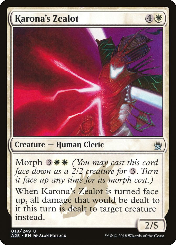Karona's Zealot [Masters 25] | Galaxy Games LLC
